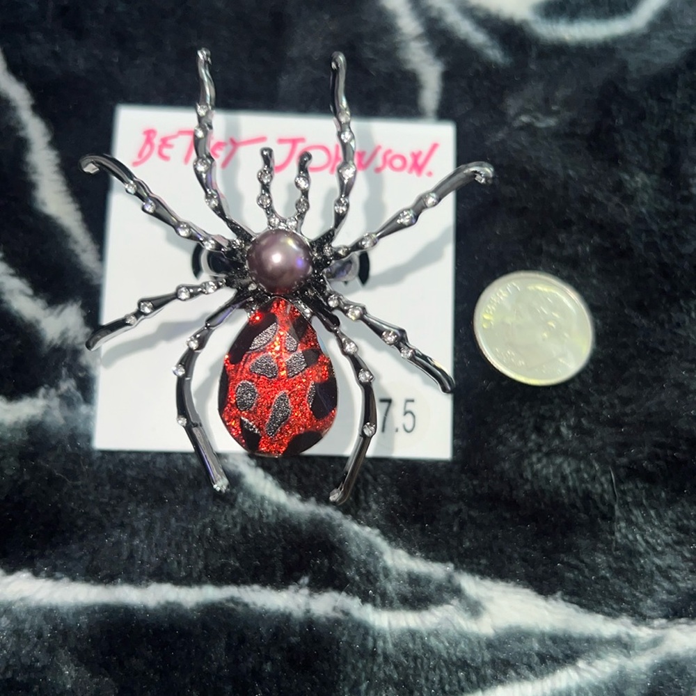 BNWT Betsey Johnson Spider ring
